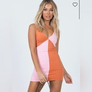 Seinna Mini Dress Pink : Princess Polly